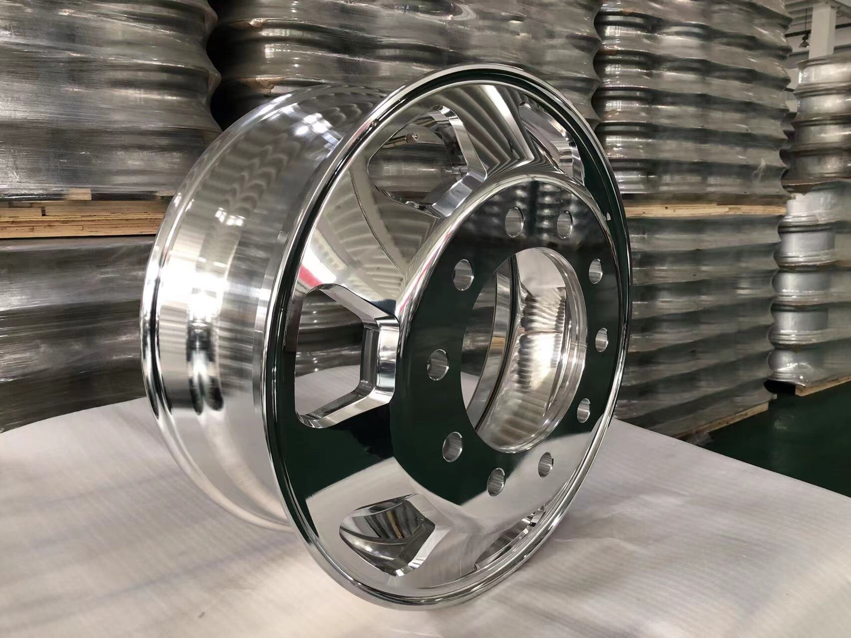 Wholesale New Custom Forged Alloy Wheel Rims 22.5x8.25 Commercial Aluminum Truck Wheels for Bus/Truck/Trailer Customizable Costs