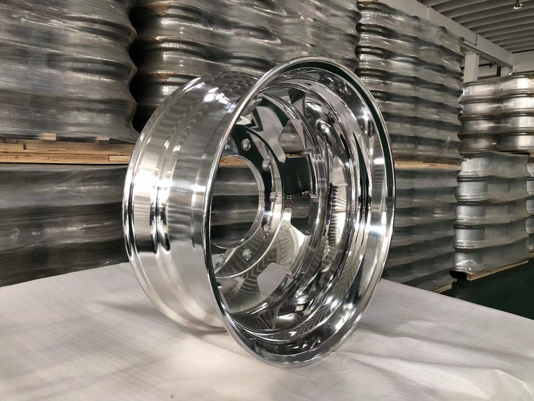 Wholesale New Custom Forged Alloy Wheel Rims 22.5x8.25 Commercial Aluminum Truck Wheels for Bus/Truck/Trailer Customizable Costs