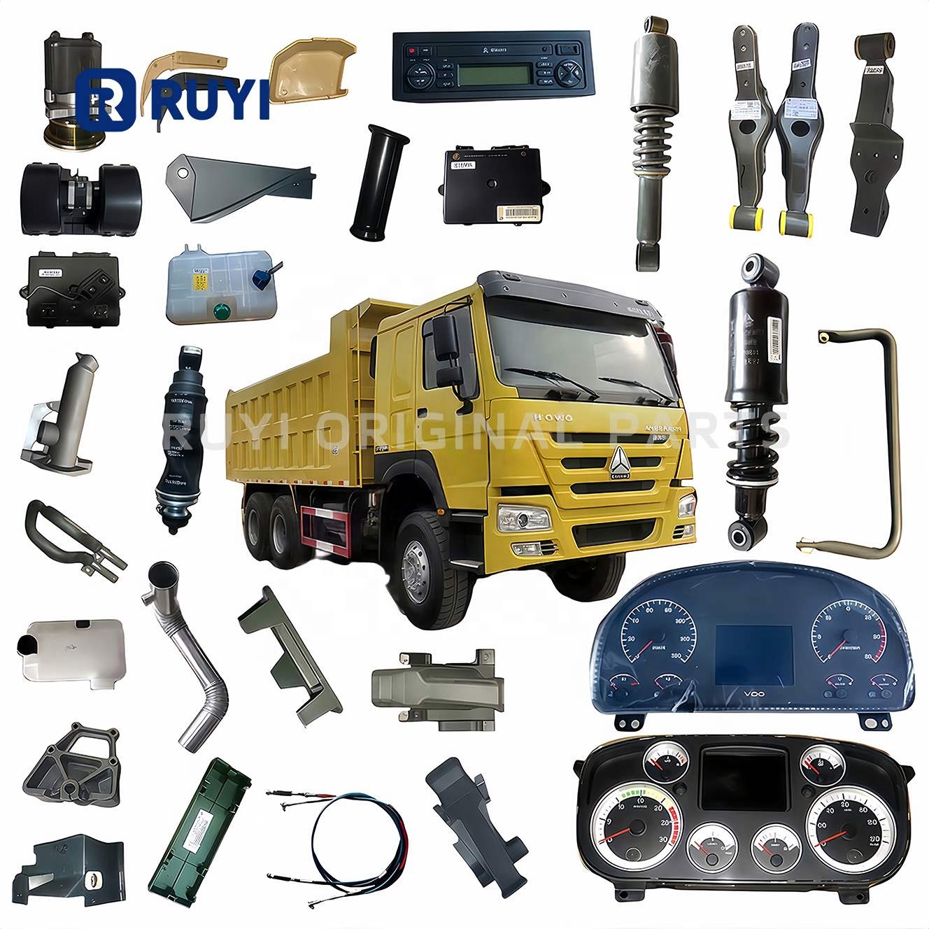 Semi-trailer air Suspension Parts Height Control Leveling Valve4640061000WAB 4640060020 Use for SINOTRUK HOWO A7