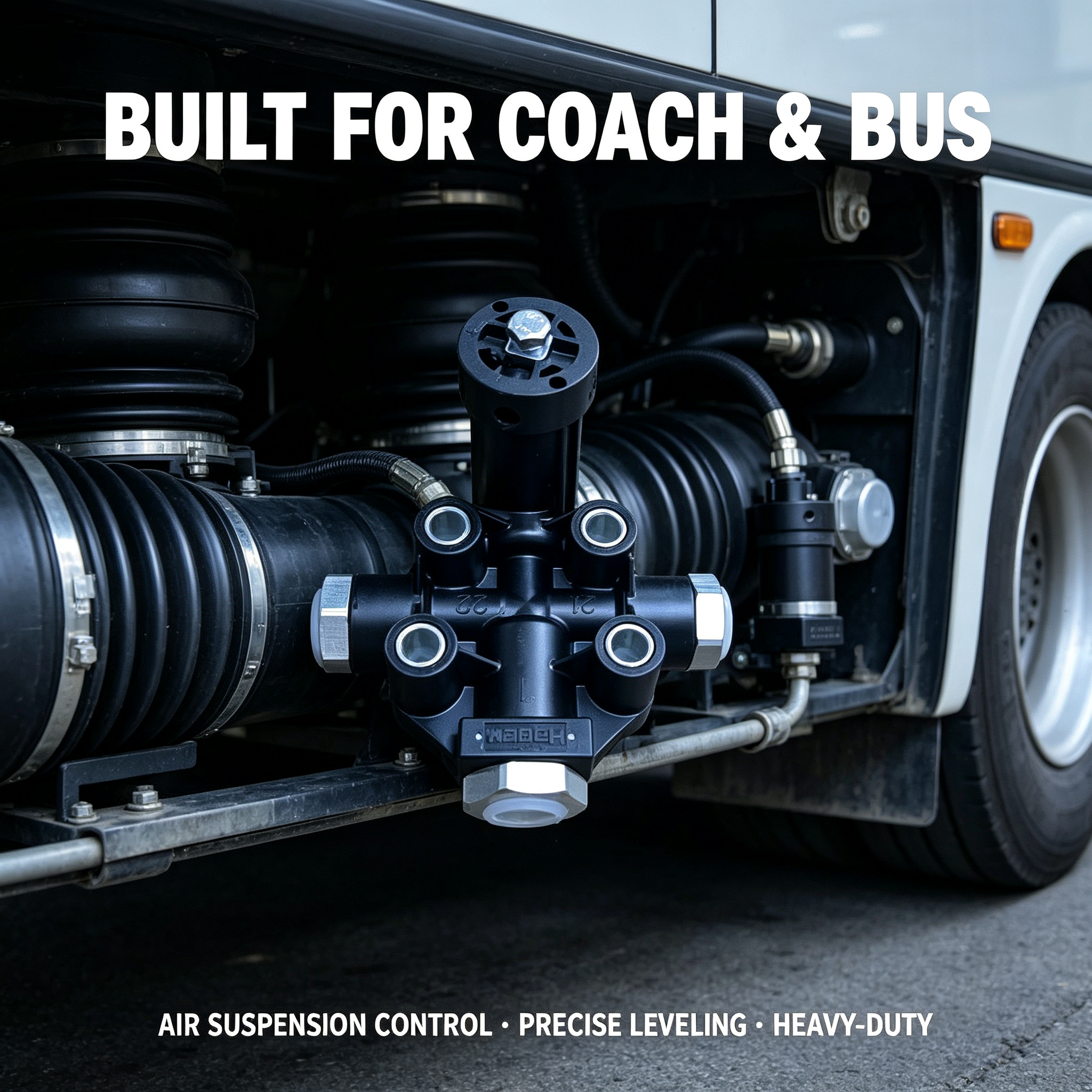 New Threaded Air Suspension Leveling Valve Height Control Valve for Kinglong Zhongtong Ankai Coach Bus Air Spring Spare Parts