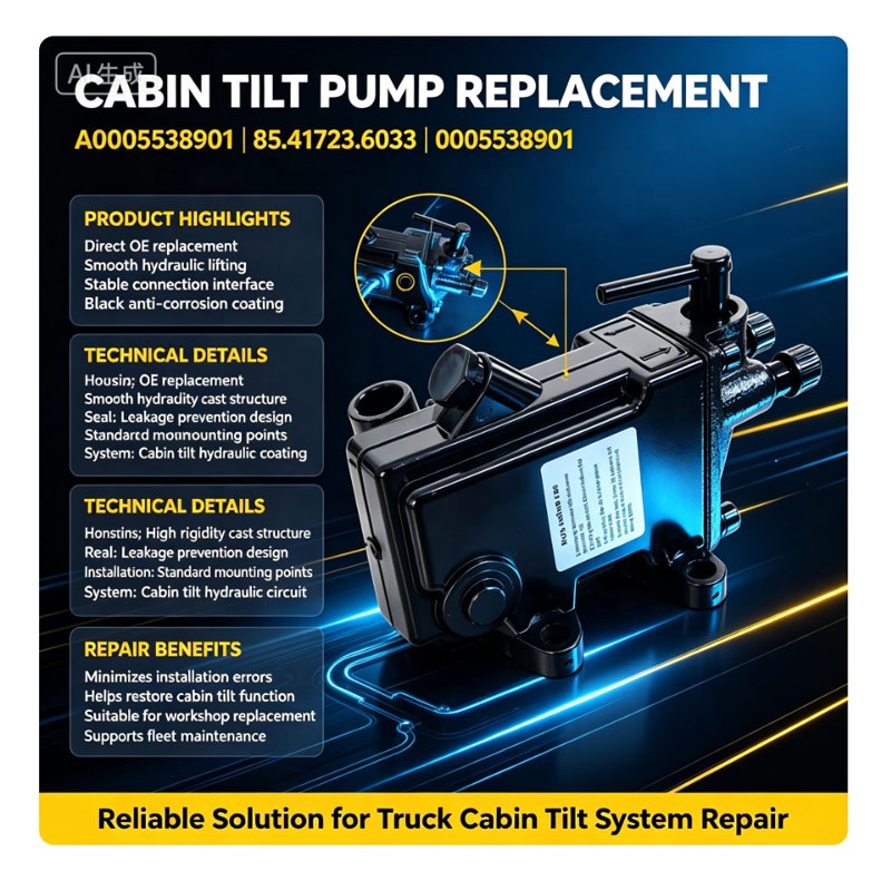 Use for Ben Truck Cabin Tilt Pump 0005538901 85.41723.6033 A0005538901