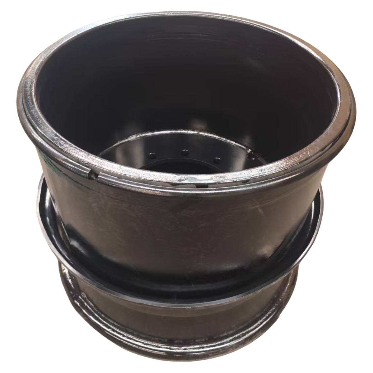 OTR 3PCS Loader Wheel Rim Hub 20-26 Inch Road Roller Steel Wheel Rims for 23.1-26