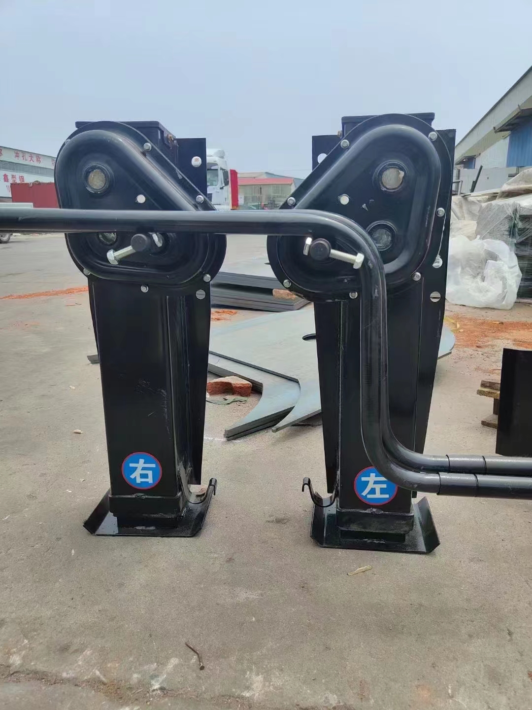 Wholesale 28t 60t 80t Heavy Duty Drop Leg Landing Gears Fixed Mount for Semi Trailer
